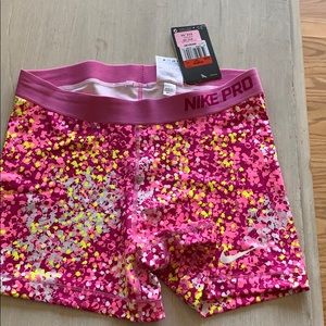 NWT! Sz L Nike spandex bike shorts